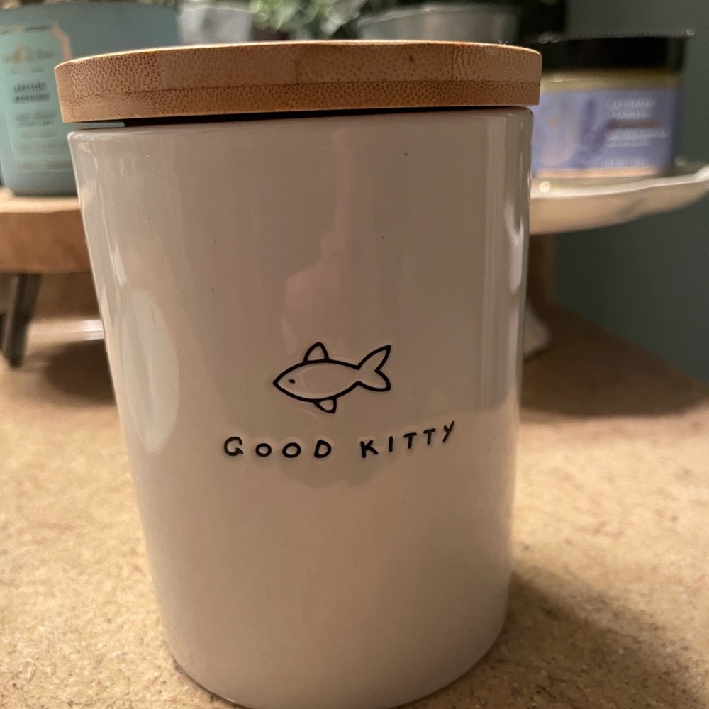 Cat Treats Jar | $8